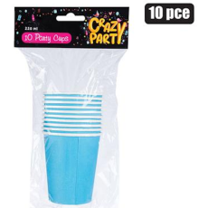 Party Cups 10's - Blue 